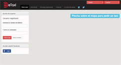 Desktop Screenshot of etaxi.es